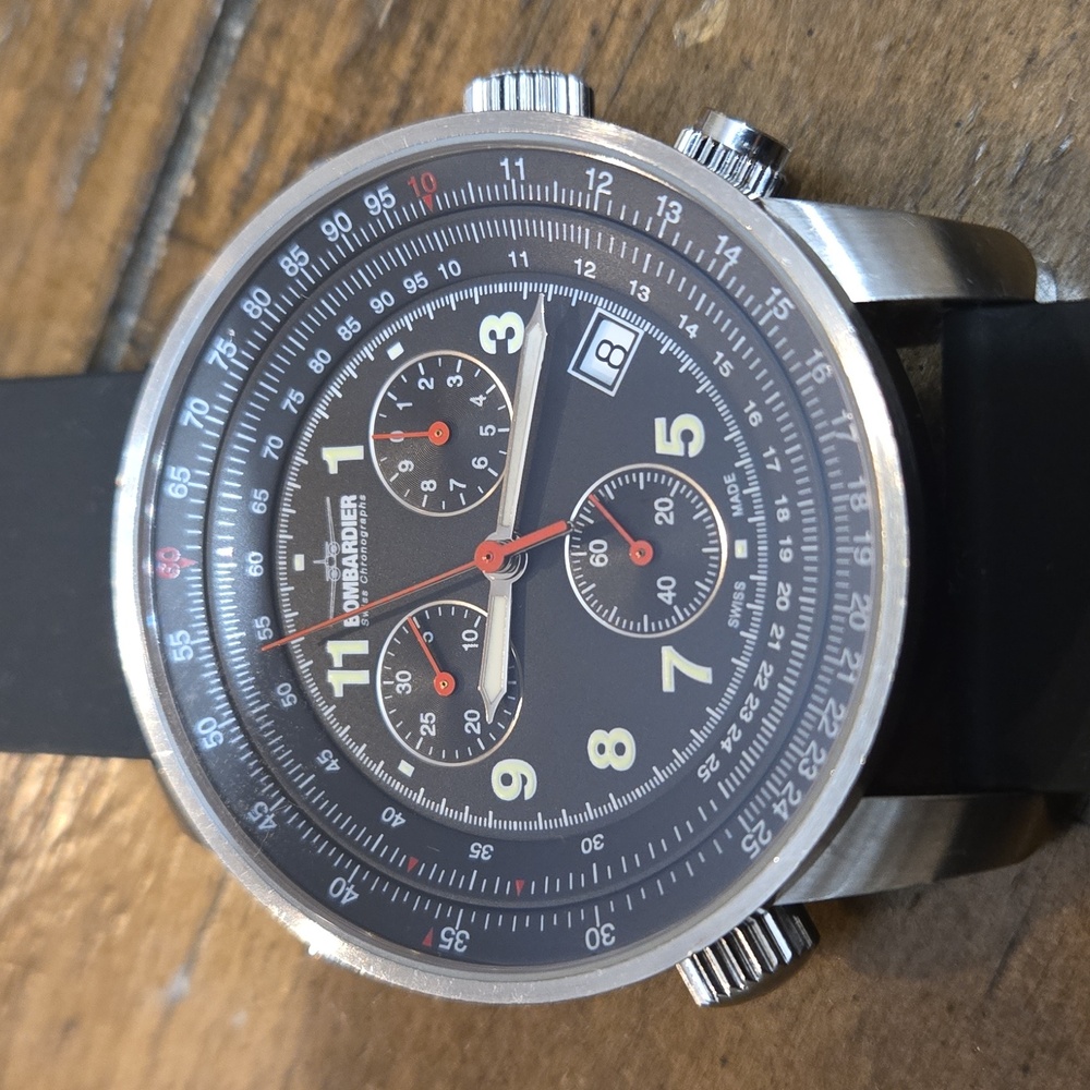 Men's Vintage Bombardier Pilot Watch
